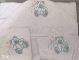 Ø·Ù‚Ù… Ù…Ù†Ø§Ø´Ù ÙƒØ§Ù…Ù„ Ù„Ù„Ø£Ø·ÙØ§Ù„ towel set for babie...