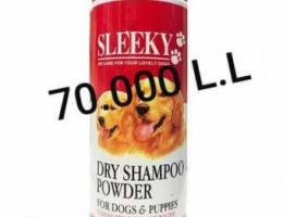 SLEEKY dog Dry powder Shampoo **90.000L.L*...