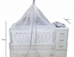 White baby bed ØªØ®Øª Ø§Ø¨ÙŠØ¶ Ù„Ù„Ø¨ÙŠØ¨ÙŠ