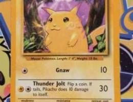 Pikachu PokÃ©mon rare card