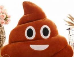 Funny poop emoji stuffed cushion 60 alef