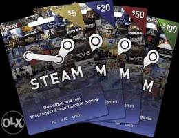 Steam cards, rate 9000