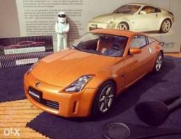 autoart diecast 1/18 orange nissan 350z