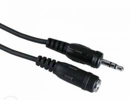 Hama Audio Male To Female Mini Jack 5m