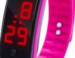 LED digital display bracelet watch