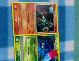 2 rares Pokemon cards