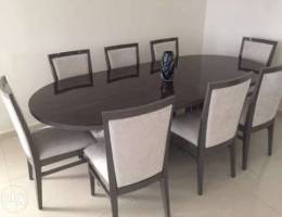 dining table 8 chairs 700$