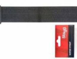 STAGG Nylon Guitar Strap 5cm Black