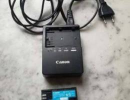 Original canon Charger +battery lp_E6 (pai...