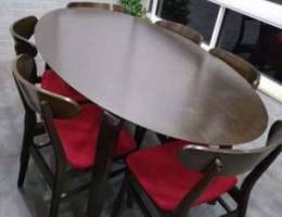 Dining Table with 6 chairs