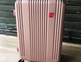 Travel Suitcase Pink color