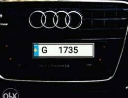 Plate number for sale code G