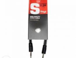 Stagg Stereo audio cable mini jack/mini ja...