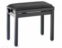 STAGG Piano Bench With Black Vinyl Top