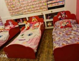 Beds x3 for kids - girls