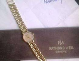 perfect Raymond Weil ( gold + factory diam...