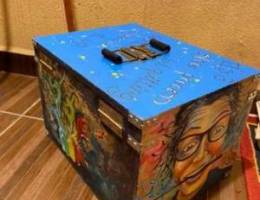 wood box for artists