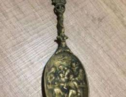 Vintage decorative spoon (Fein Zinn Tandme...