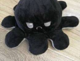 Reversible octopus plush