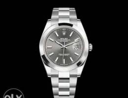 Rolex Date-Just Rhodium Dial 41mm new