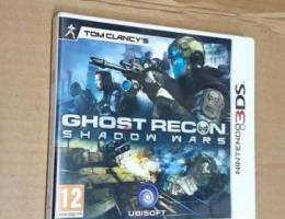 Ghost Recon Shadow Wars Nintendo 3DS game.