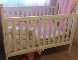 Baby bed with matress for boy or girl