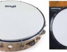 Stagg 12-Inch Tunable Tambourine One Row o...