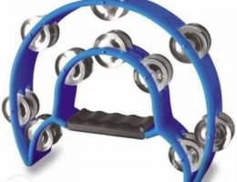 Stagg Cutaway Tambourine - Blue