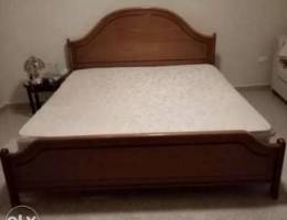 double bed without mattress