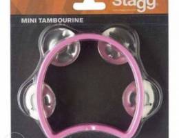 Stagg Mini Tambourine - Pink