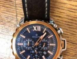 Omorfia men watch real leather