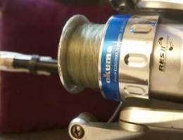 okuma reel & new fishing rod