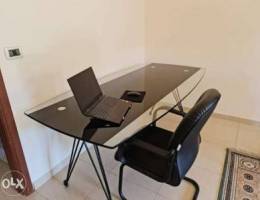 Modern meeting room + 8 leather chairs ( b...