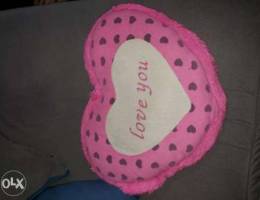 Love you pink pillow