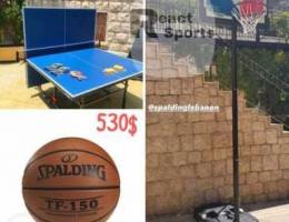 table tennis stiga + basketball nba spaldi...