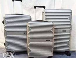 Travel Suitcase Swiss Brand grey c