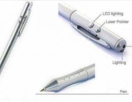 PEN Multifunction Metal Silver matt finish