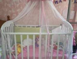 Wood Baby crib