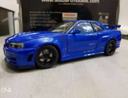 1/18 Autoart Nissan GTR R34 Z-Tune diecast...