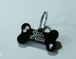 Customized pet collar