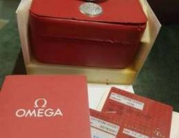 omega aqua terra new box and paper