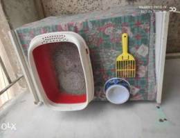 Litter box+ scoop +bol