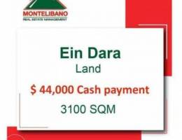 Spacious 3100 SQM land for sale in Ain Dar...