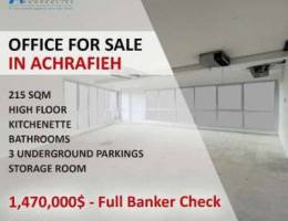 Full Banker's Check! Office For Sale