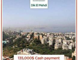 Amazing apartment for sale in Dik el mehdi...