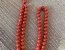 Natural untreated coral beads (5 mm) masba...