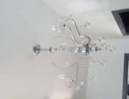 Silver chandelier