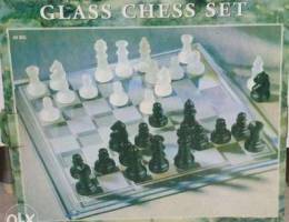 Glass Chess Set