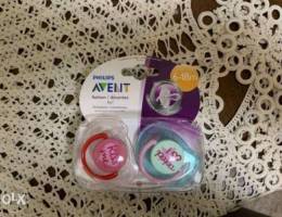 Avent Soothers (6 to 18m) (NEW)