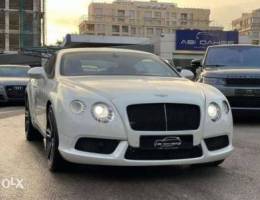 2013 BENTLEY Continental GT white on Red